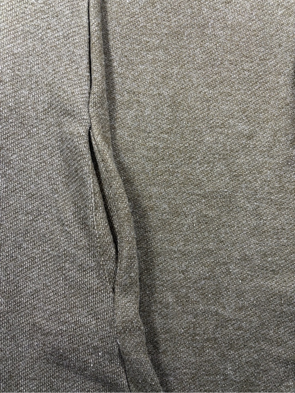 NWT Olive Brown Knit Asymmetrical Dress with POCKETS! (S) - Picture 4 of 8